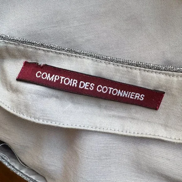 Comptoir des Contonniers | Gray shift dress with pockets in Size 8 - Picture 2 of 6